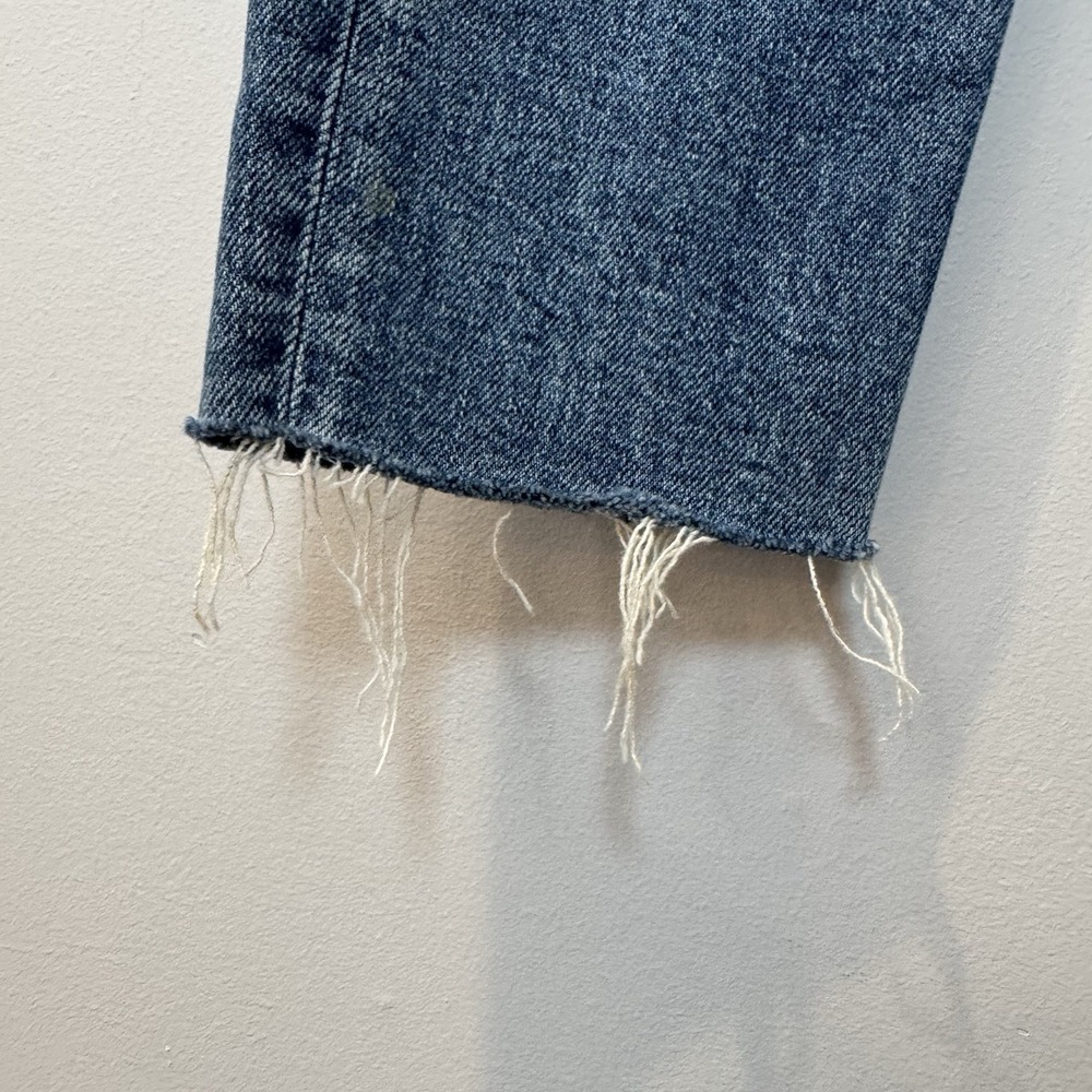 RE / DONE size 24 Mid‎ 90's High-Rise ankle crop stretch button fly Redone NWOT - Picture 3 of 12